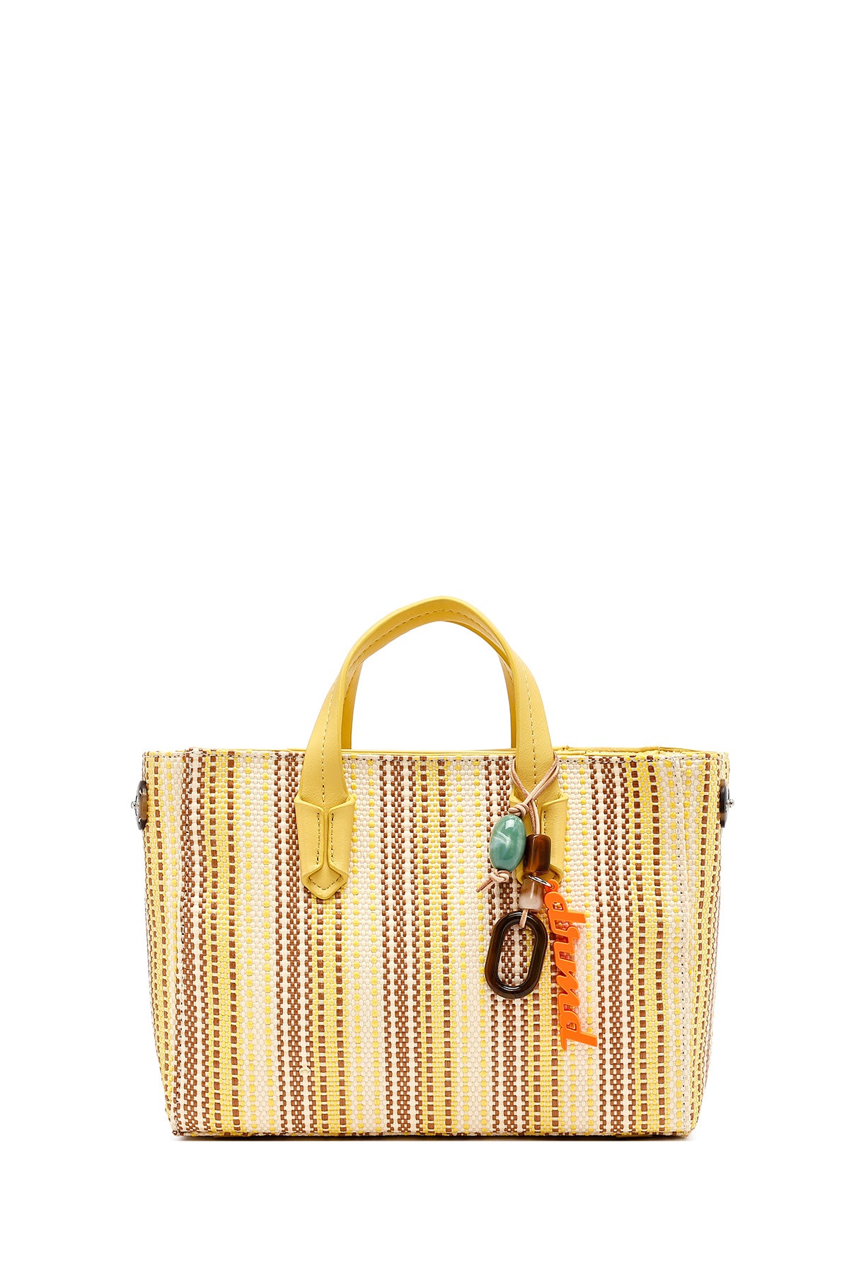 Kadın Sarı Uzun Askılı Kol Çantası