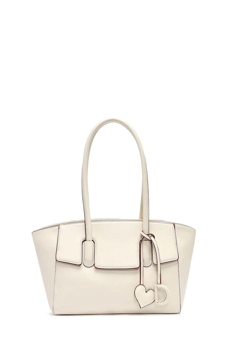 Women's White Long Strap Shoulder Bag