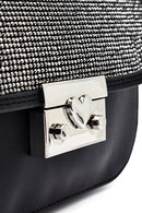 Kadın Siyah Uzun Askılı Taşlı Mini Kol Çantası | Derimod