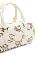 Women's White Long Strap Patterned Shoulder Bag | Derimod