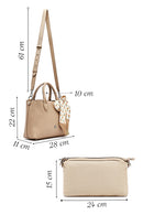 Kadın Bej Uzun Askılı Kol Çantası | Derimod