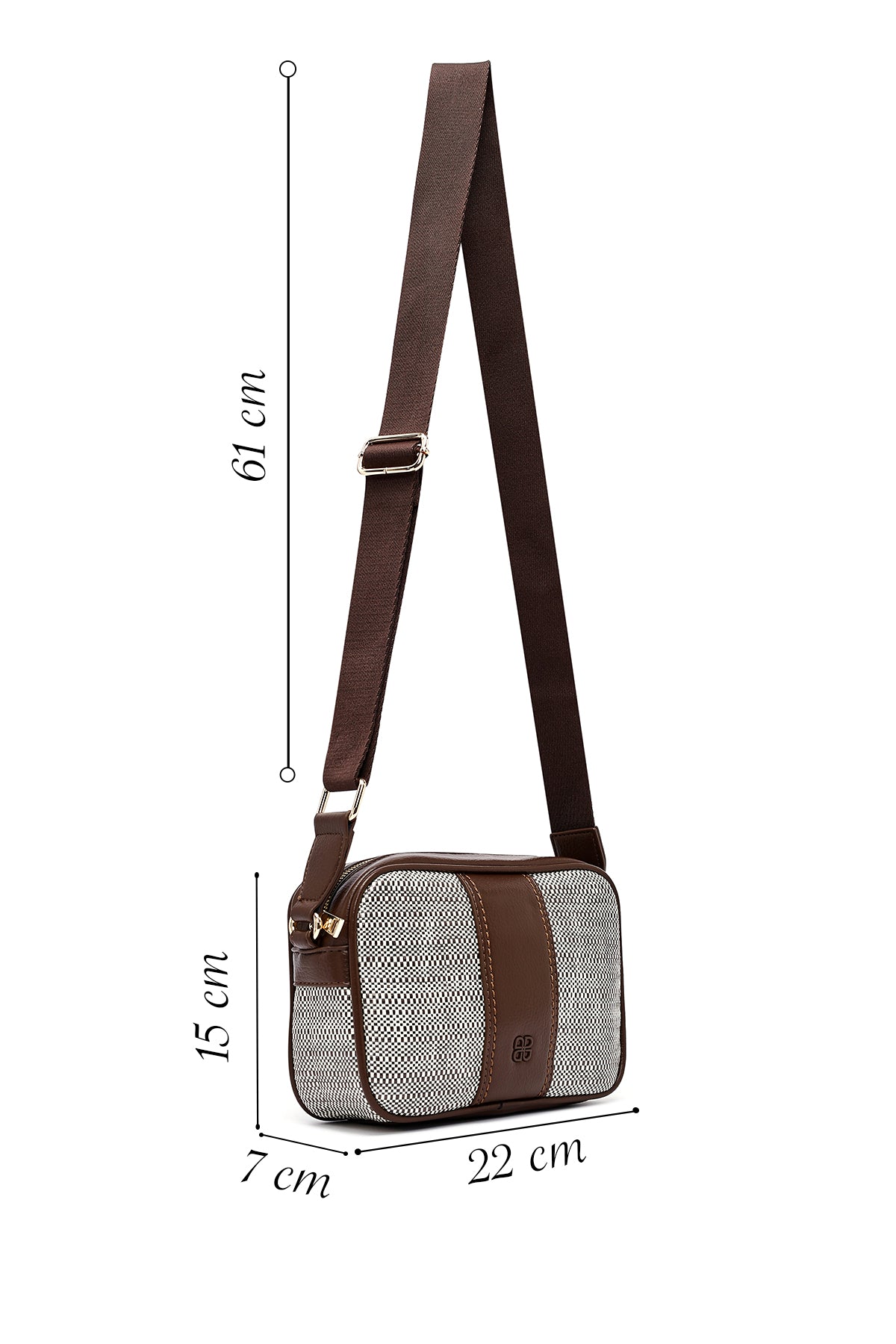 Kadın Kahverengi Uzun Askılı Çapraz Çanta