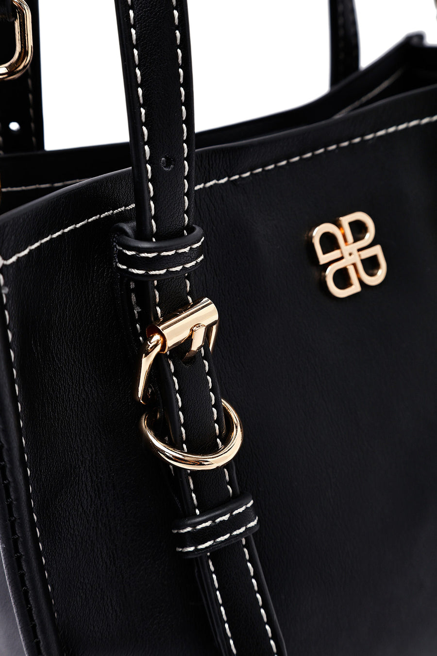 Women's Black Long Strap Classic Handbag