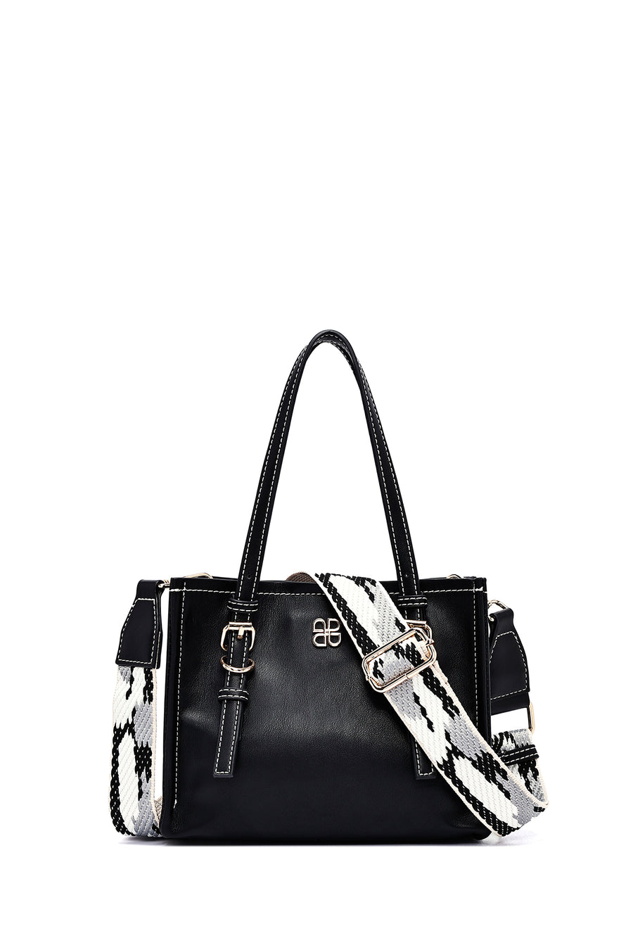 Women's Black Long Strap Classic Handbag 25SBD250618 | Derimod