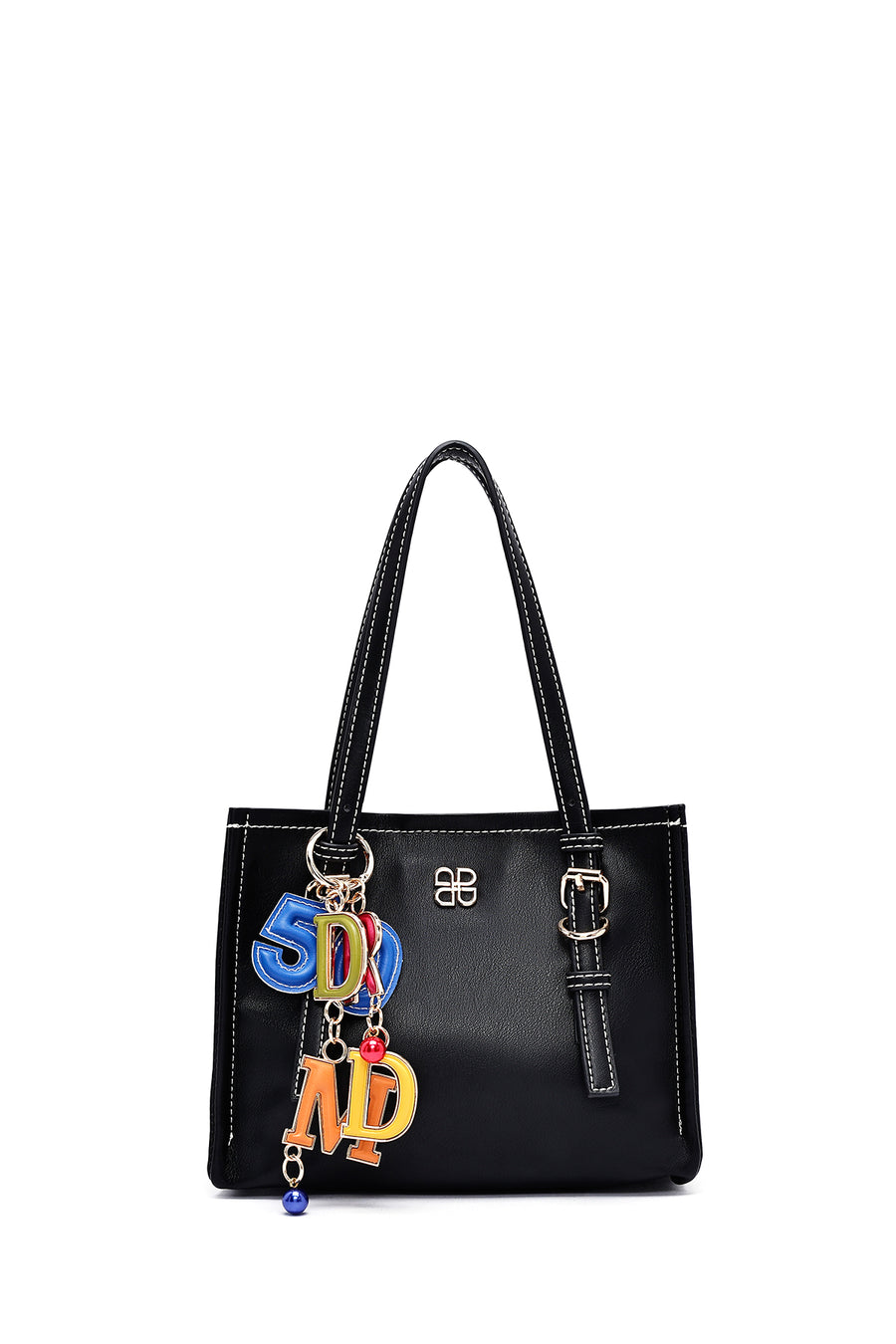 Women's Black Long Strap Classic Handbag