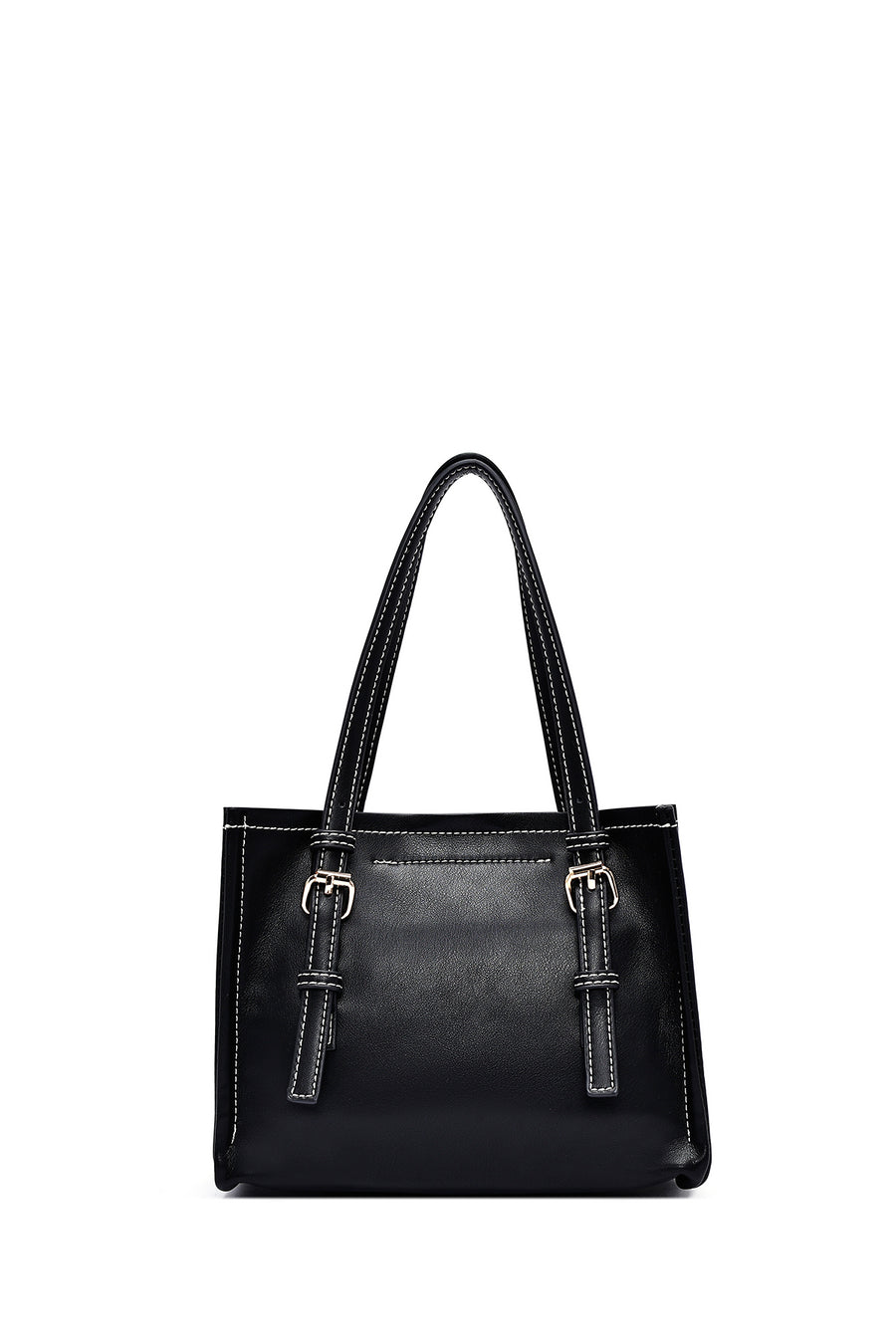 Women's Black Long Strap Classic Handbag