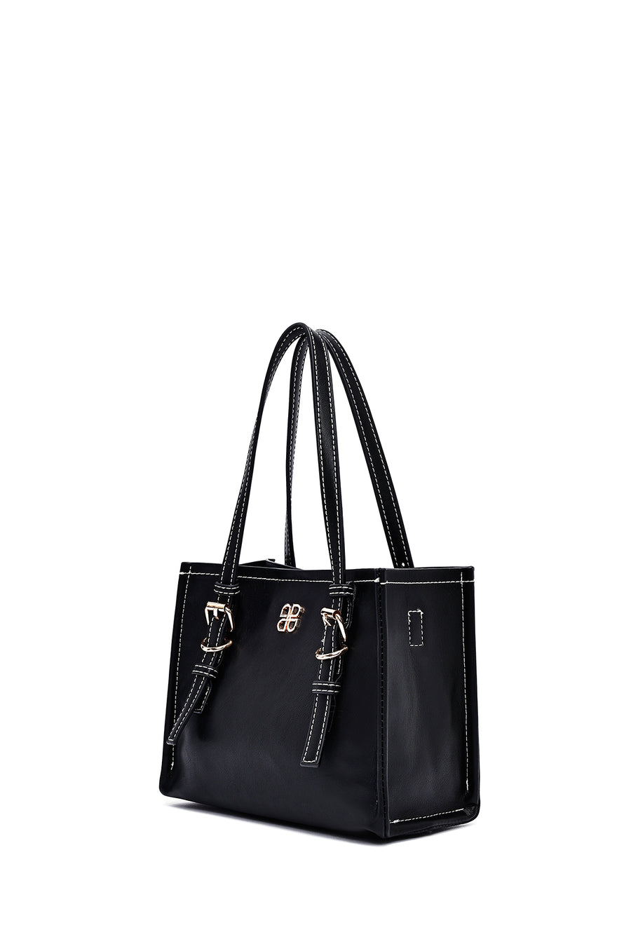 Women's Black Long Strap Classic Handbag