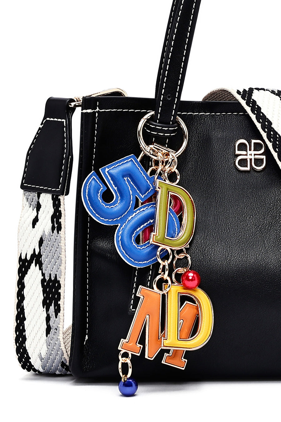 Women's Black Long Strap Classic Handbag