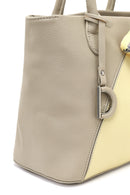 Kadın Gri Uzun Askılı Aksesuarlı Kol Çantası | Derimod