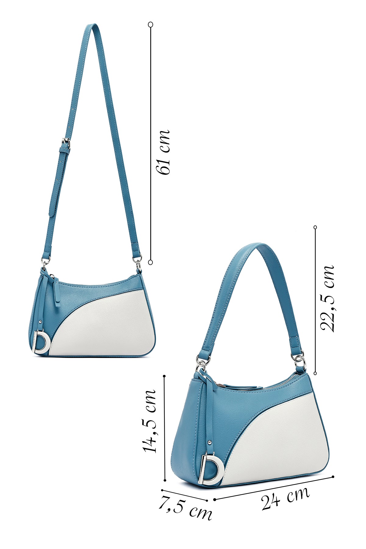 Kadın Bej Uzun Askılı Omuz Çantası