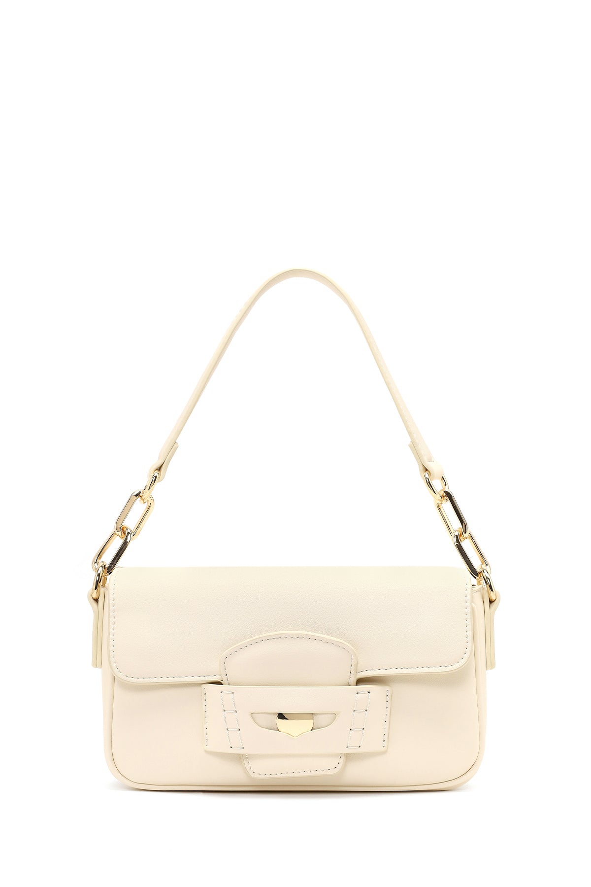 Kadın Bej Uzun Askılı Omuz Çantası