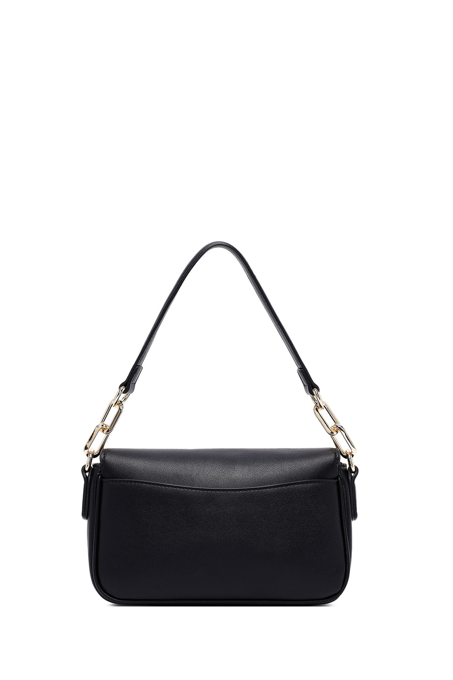 Women's Black Long Strap Shoulder Bag