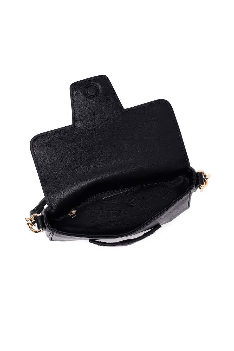 Women's Black Long Strap Shoulder Bag