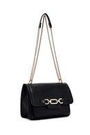 Kadın Siyah Uzun Zincir Askılı Klasik Omuz Çantası | Derimod