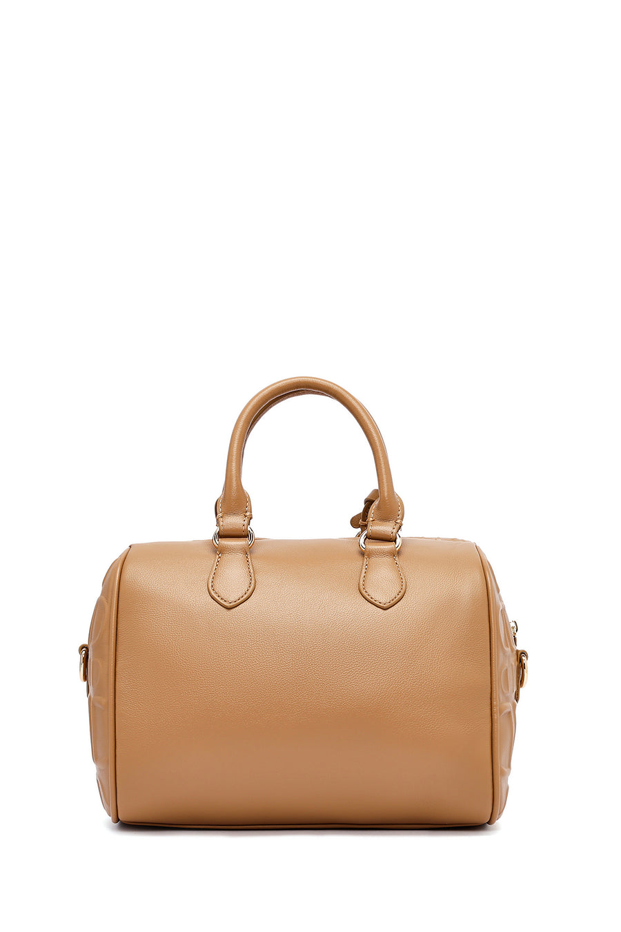 Women's Brown Long Strap Printed Handbag