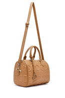 Kadın Kahverengi Uzun Askılı Baskılı Kol Çantası | Derimod