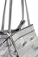 Kadın Gümüş Mini Abiye Kol Çantası | Derimod