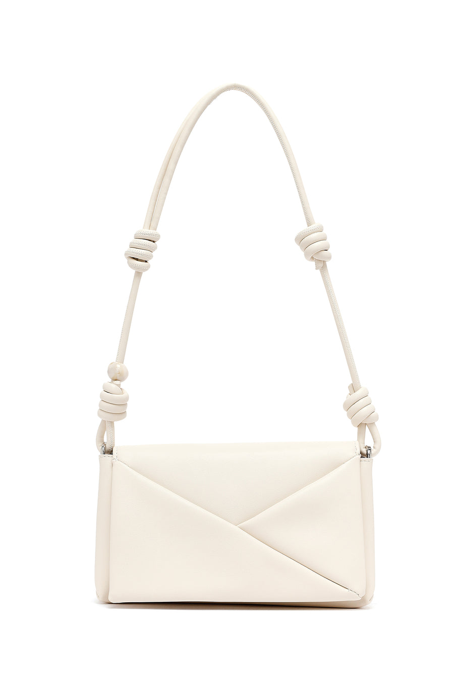 Women's Cream Classic Shoulder Bag
