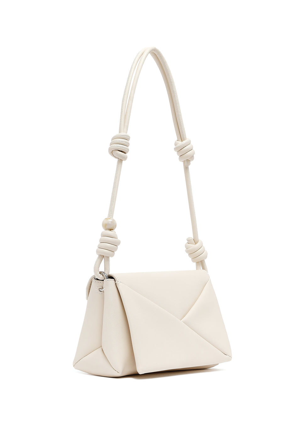 Women's Cream Classic Shoulder Bag