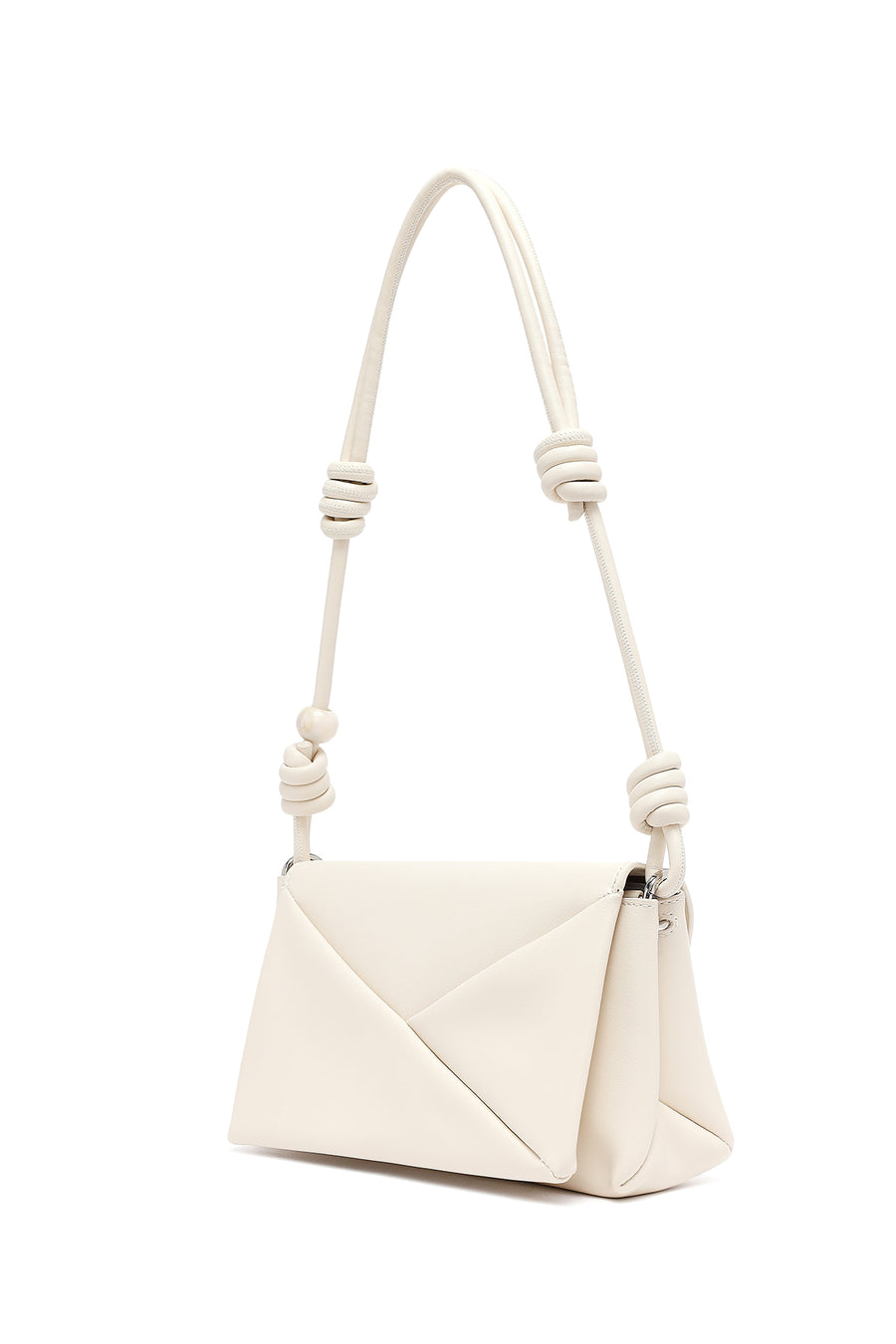 Women's Cream Classic Shoulder Bag