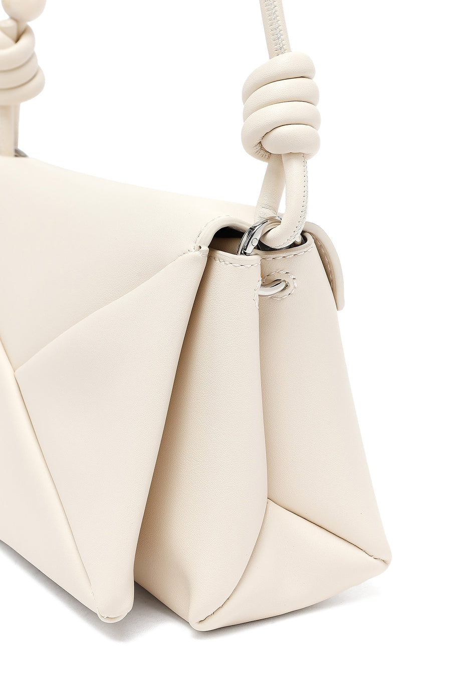 Women's Cream Classic Shoulder Bag