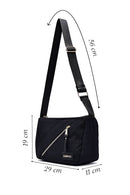 Kadın Siyah Kumaş Çapraz Çanta | Derimod