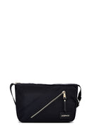 Kadın Siyah Kumaş Çapraz Çanta | Derimod