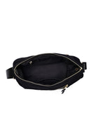 Kadın Siyah Kumaş Çapraz Çanta | Derimod