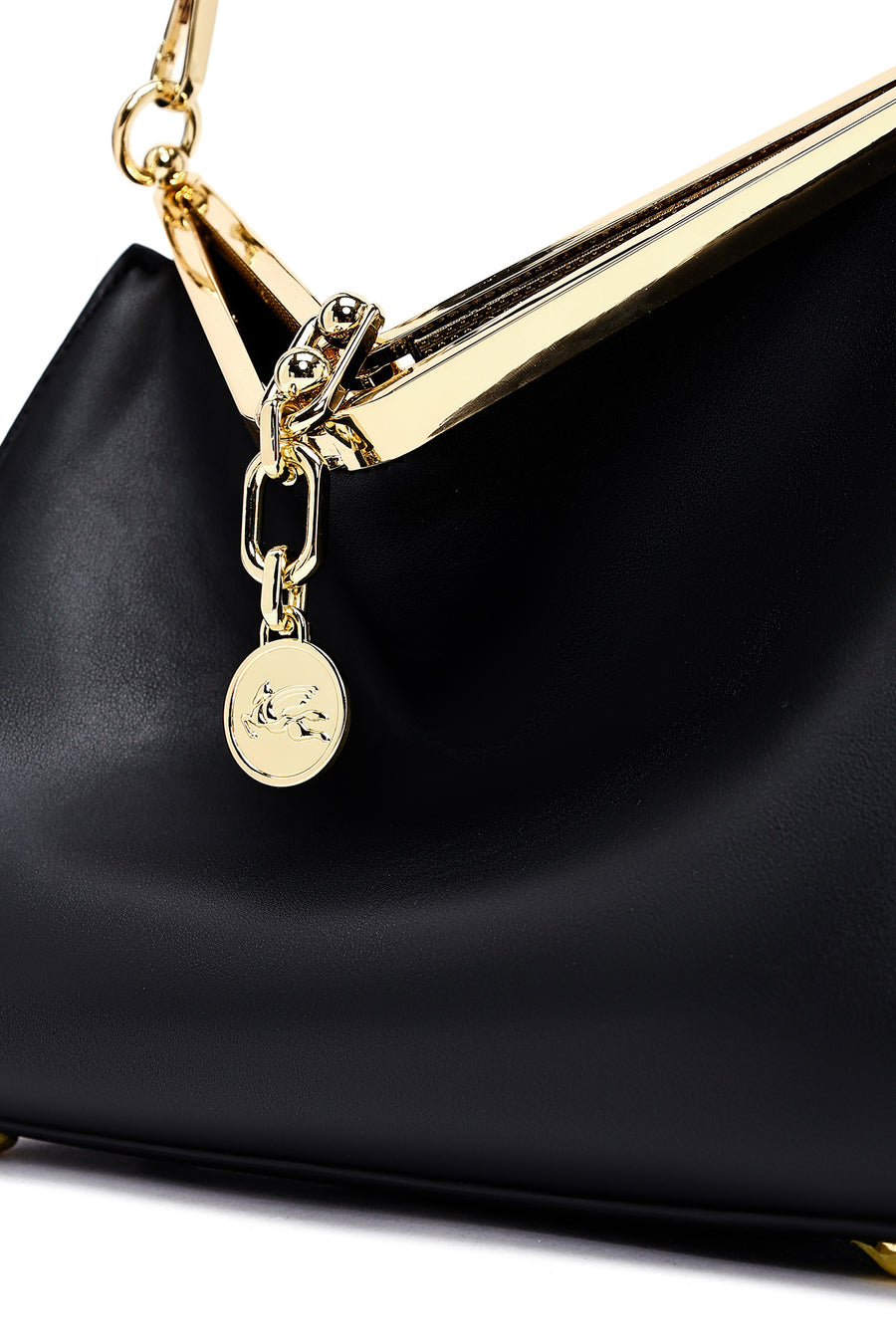 Women's Black Long Strap Shoulder Bag