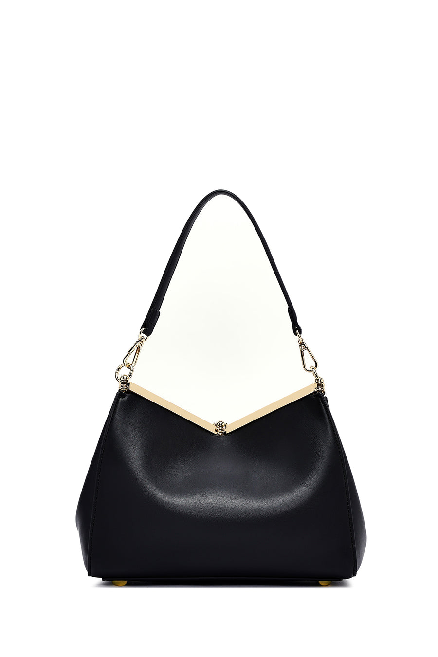 Women's Black Long Strap Shoulder Bag