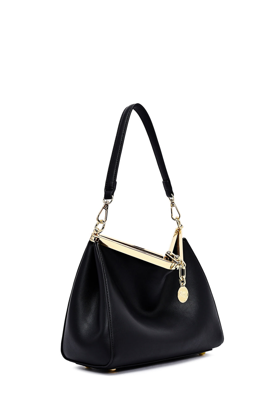 Women's Black Long Strap Shoulder Bag