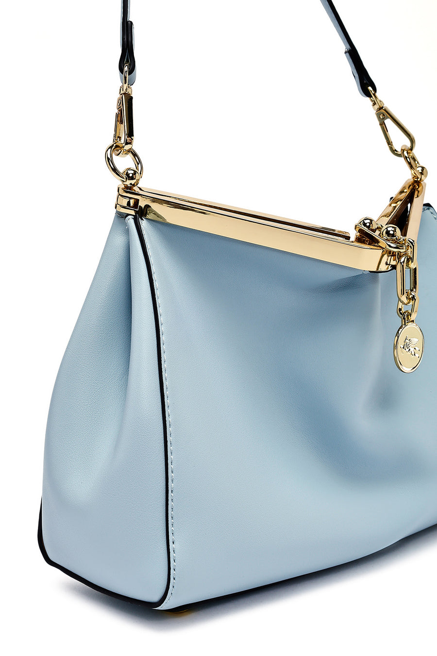 Women's Blue Long Strap Shoulder Bag
