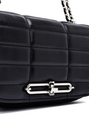 Kadın Siyah Uzun Askılı Kapitone Mini Çapraz Çanta | Derimod