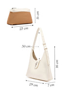 Women's Cream Classic Shoulder Bag | Derimod