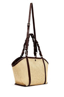 Kadın Bej Uzun Askılı Hasır Kol Çantası | Derimod