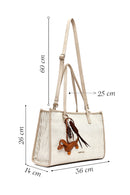 Kadın Bej Uzun Askılı Omuz Çantası | Derimod