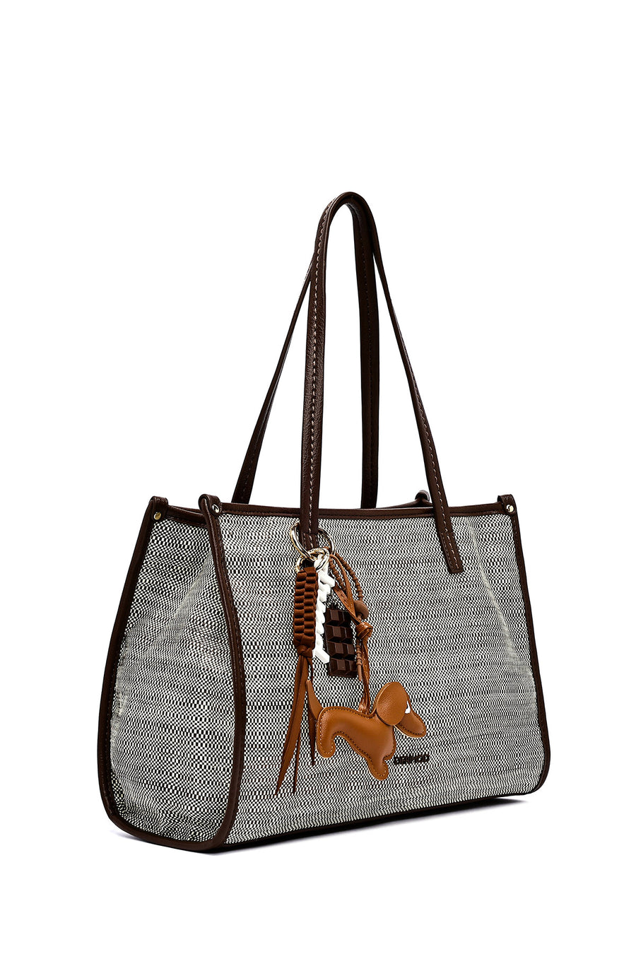 Women's Brown Long Strap Shoulder Bag