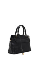 Kadın Siyah Uzun Askılı Desenli Kol Çantası | Derimod