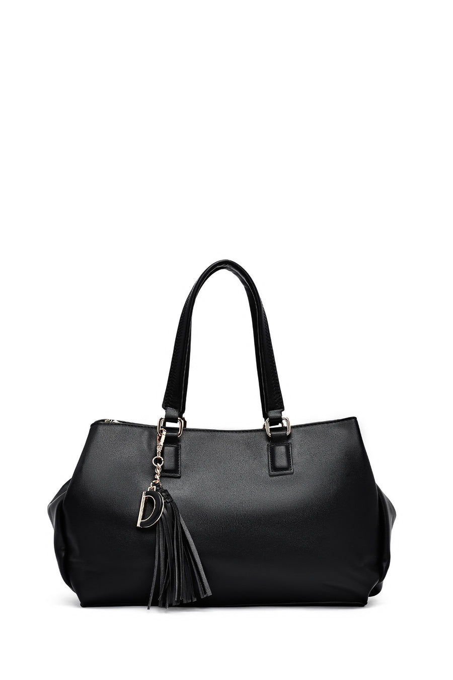 Women's Black Long Strap Shoulder Bag