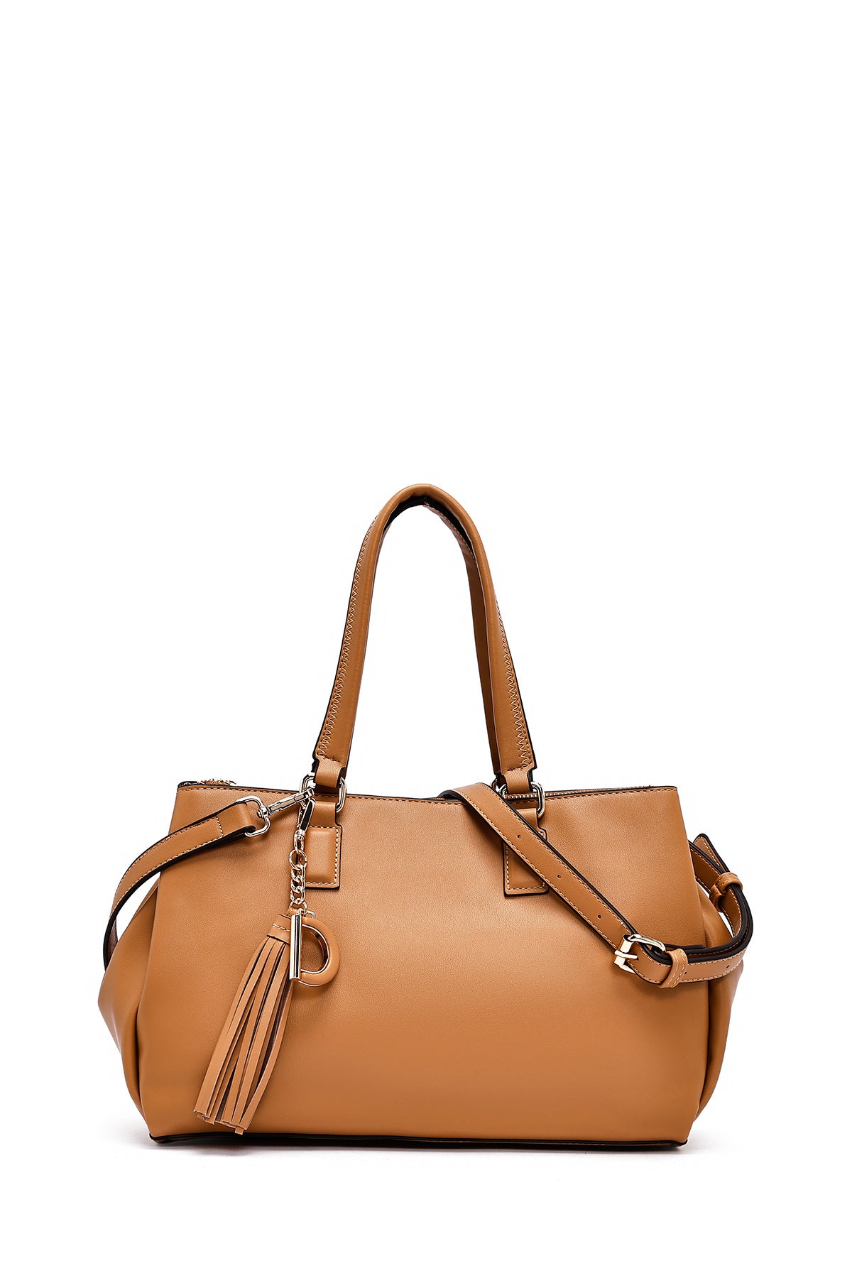 Women's Tan Long Strap Shoulder Bag 25SBD254314 | Derimod
