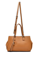 Women's Tan Long Strap Shoulder Bag | Derimod