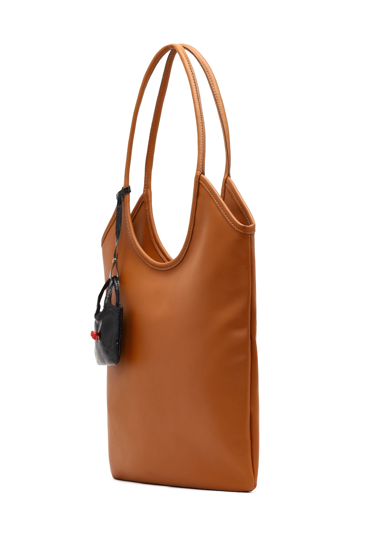 Kadın Taba Aksesuar Detaylı Omuz Çantası