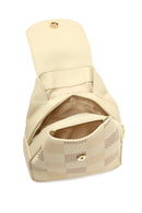 Kadın Bej Baskılı Sırt Çantası | Derimod