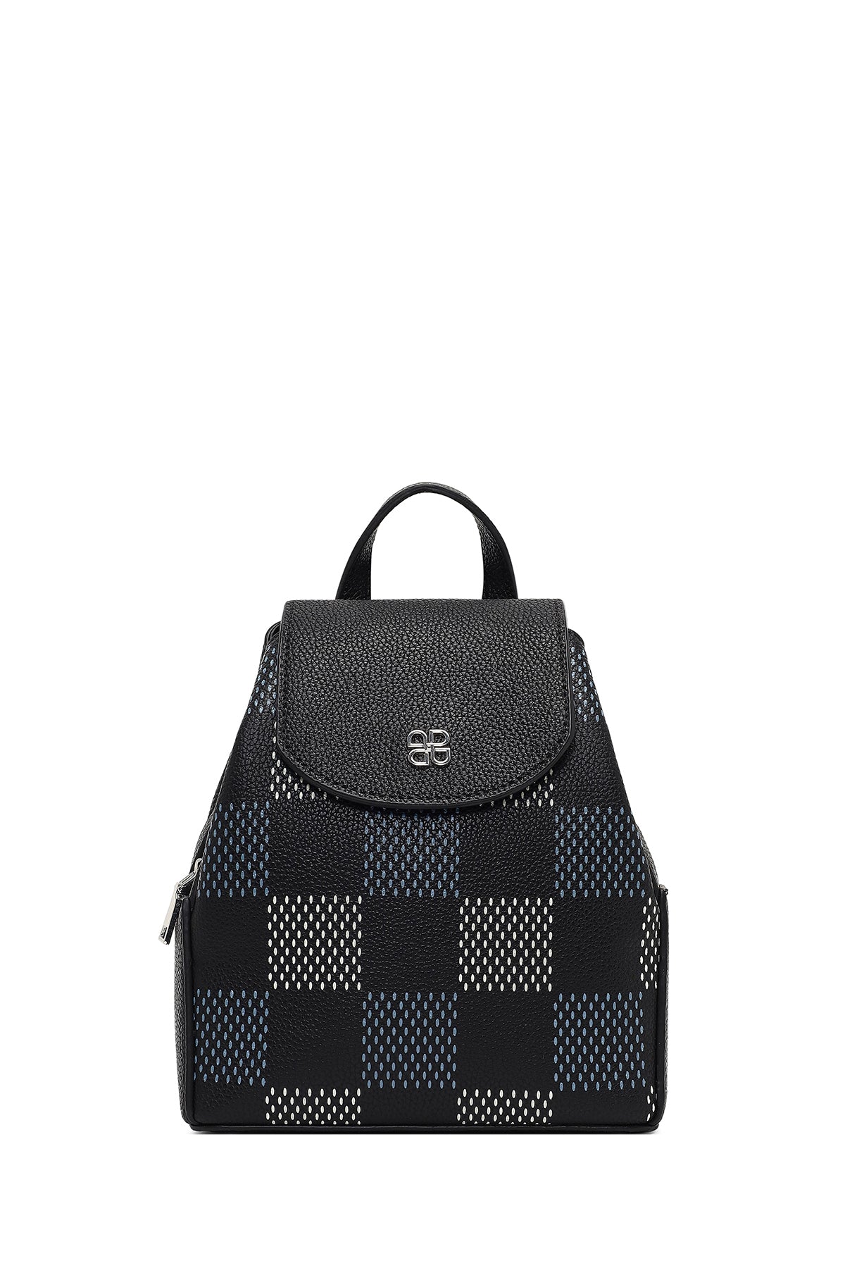 Kadın Siyah Baskılı Sırt Çantası