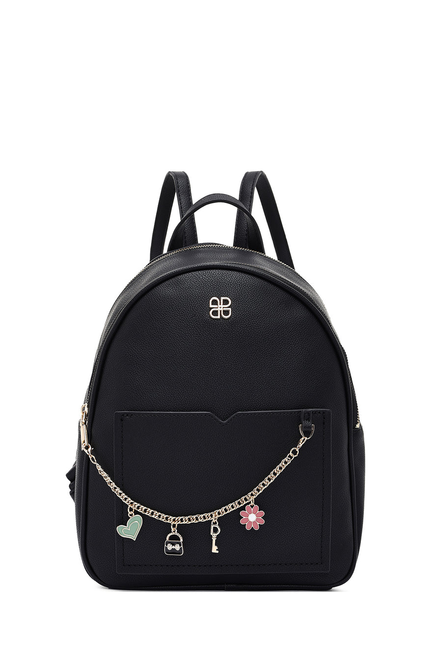 Women's Black Accessory Detailed Backpack 25SBD2560FT | Derimod