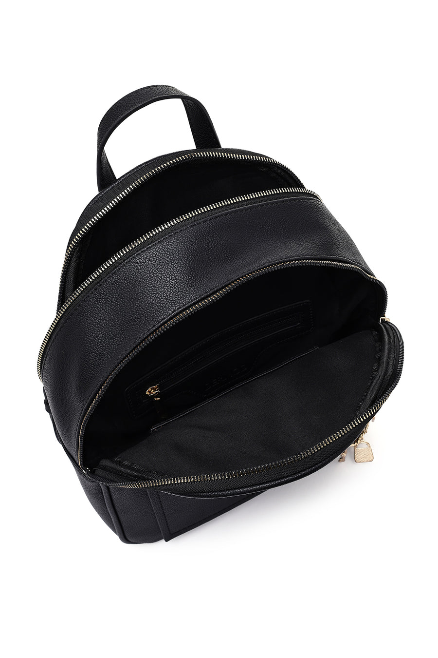 Women's Black Accessory Detailed Backpack