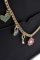 Kadın Siyah Aksesuar Detaylı Sırt Çantası | Derimod