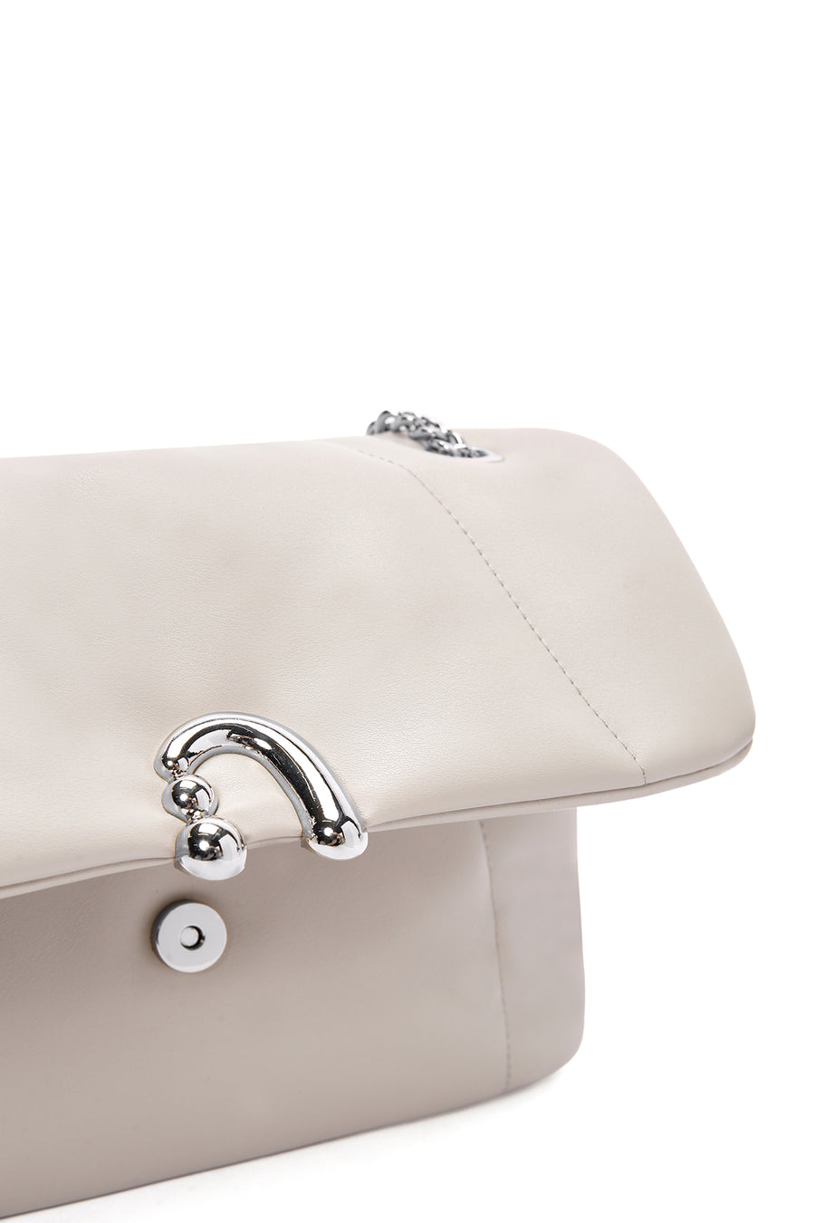 Women's Grey Long Strap Classic Shoulder Bag