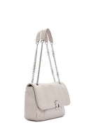 Kadın Gri Uzun Askılı Klasik Omuz Çantası | Derimod