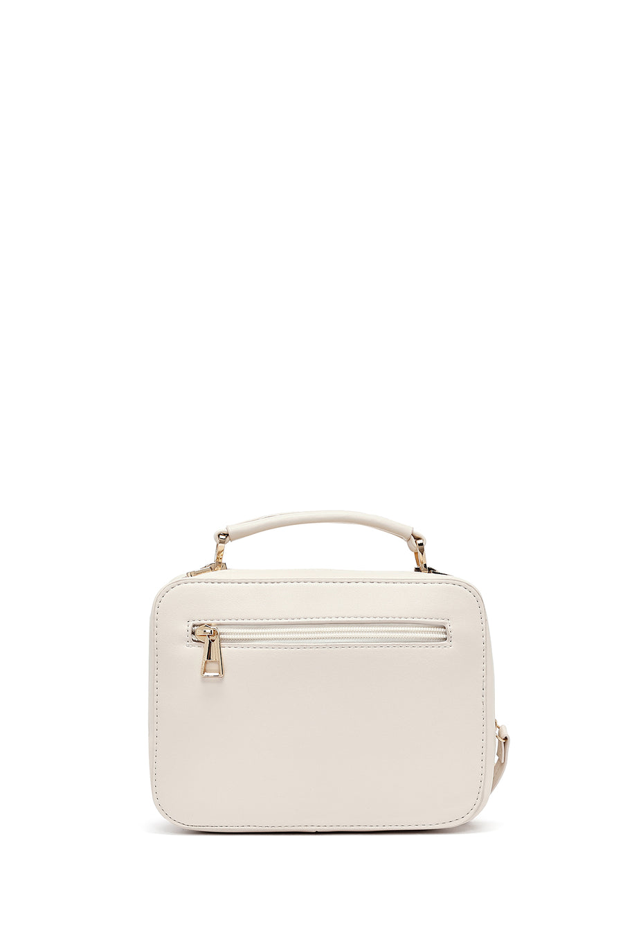 Women's Cream Printed Long Strap Crossbody Bag